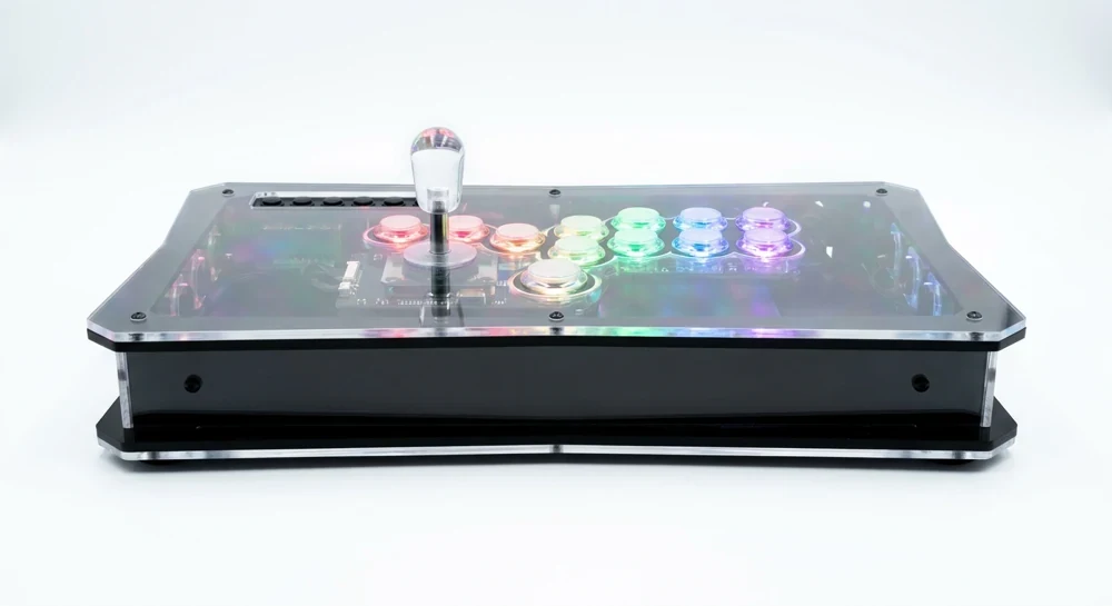 Controlador RGB Arcade Fightstick Para PS4, PS5, Switch, Xbox, Steam, Teclado Hitbox RGB