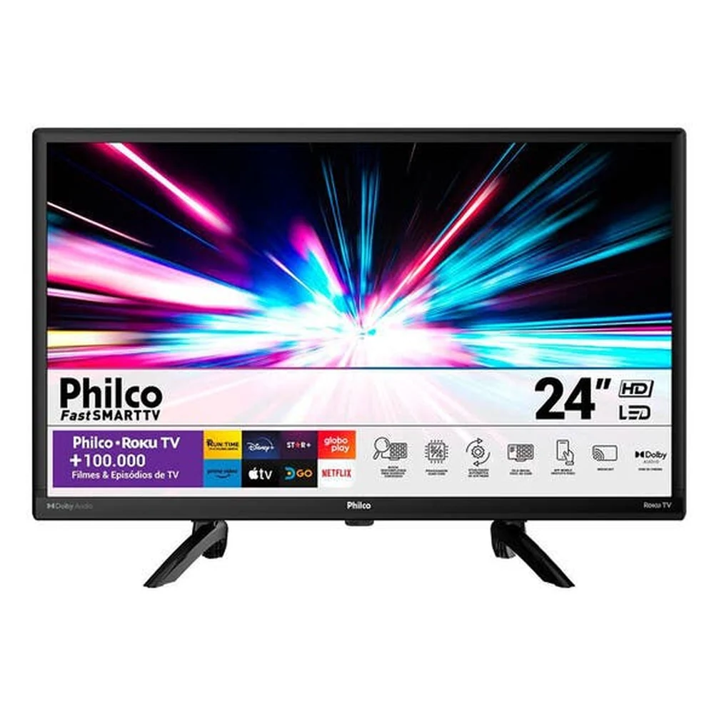 Tv Smart Ptv24g5yr2cp 24 Roku Tv Dolby Audio Philco