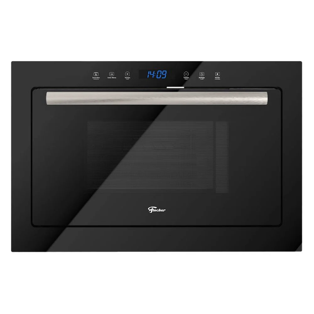 Forno Micro ondas Embutir Infinity 25L Touch Com Grill Inox Fischer - Preto