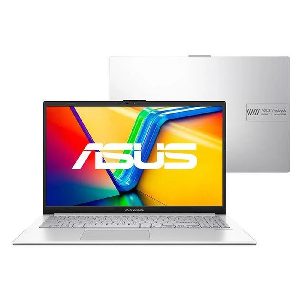 Notebook Asus Vivobook Go 15 Intel Core I3-n305 8gb/512 Ssd W11 Home Tela 15.6" Fhd Cool Silver - E1504ga-nj435w