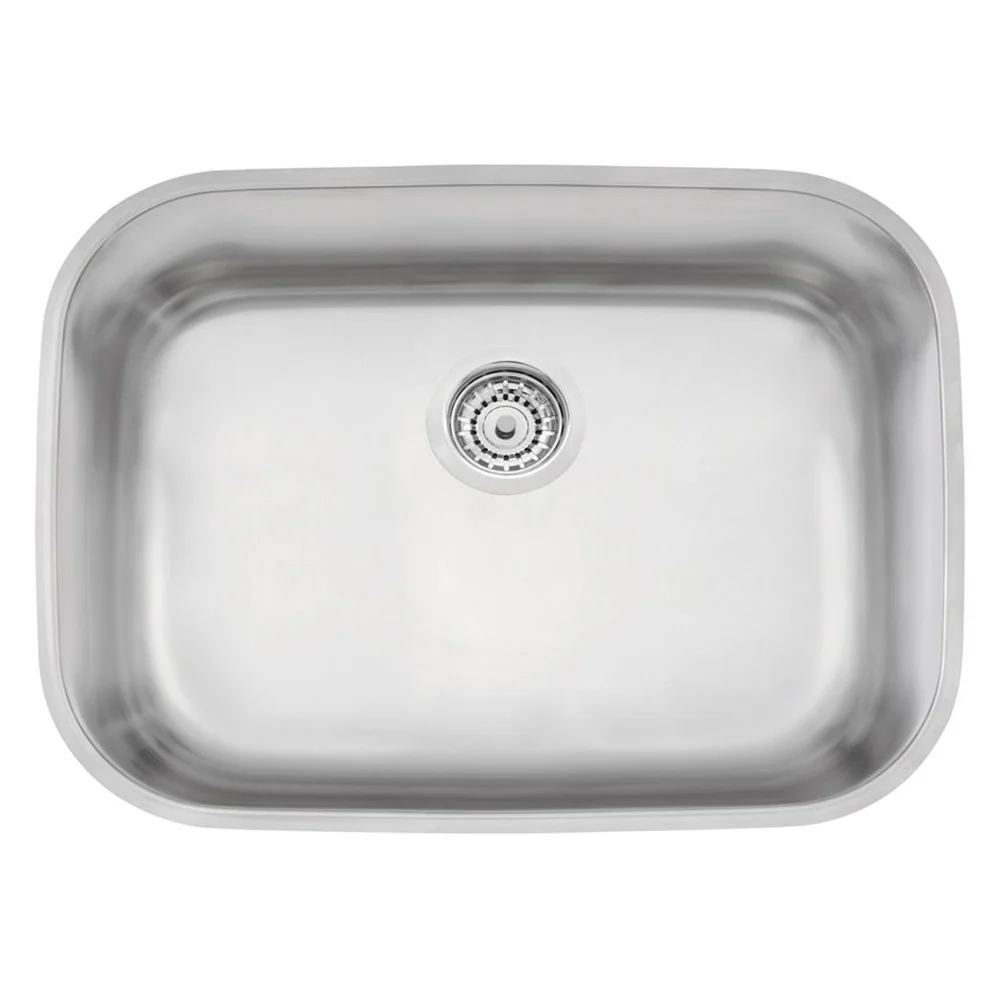 Cuba de Embutir Tramontina Lavínia 48 BL Em Aço Inox Acetinado 48 x 34 x 18 cm com Válvula