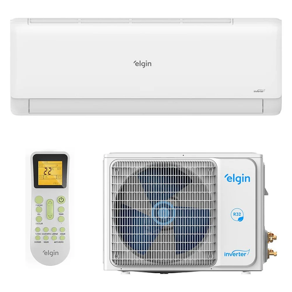 Ar Condicionado Split Hi Wall - Inverter R-32 - Elgin - Eco III - WiFi - 9.000 BTUs - Quente/Frio - 220V Monofásico
