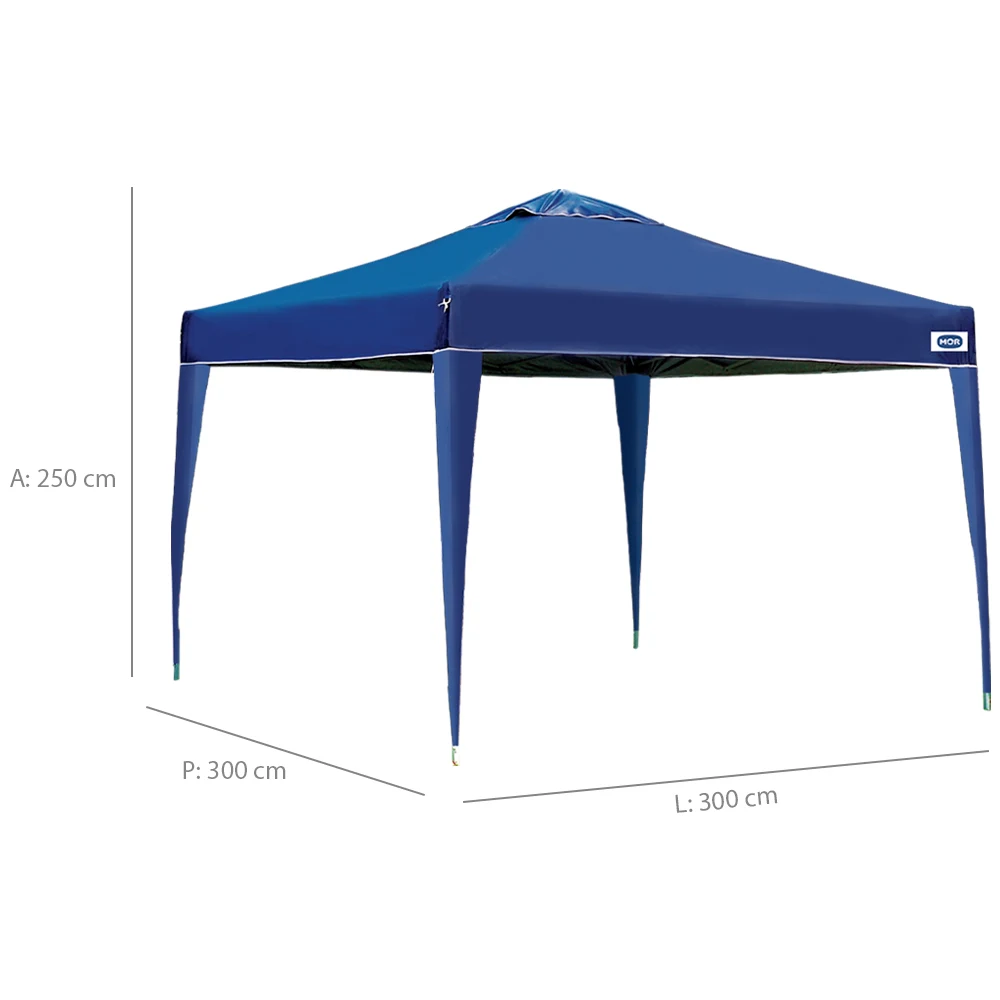 Tenda Gazebo Mor Flex Poliéster 300cm x 300cm com Bolsa