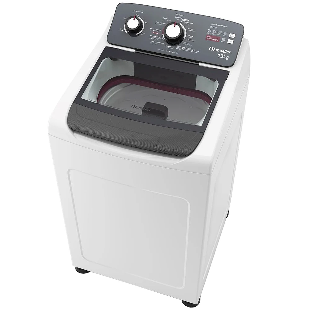 Máquina de Lavar Mueller 13kg Automática 11 Programas MLA13