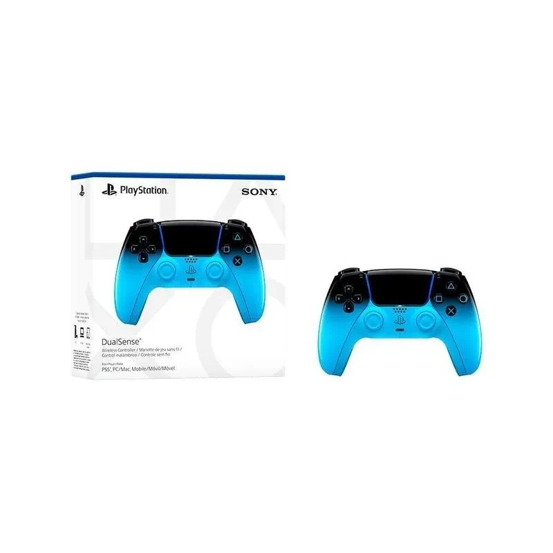 Controle Sem Fio Sony DualSense Hyperpop, PS5, Rhythm Blue, Azul - 1000048538