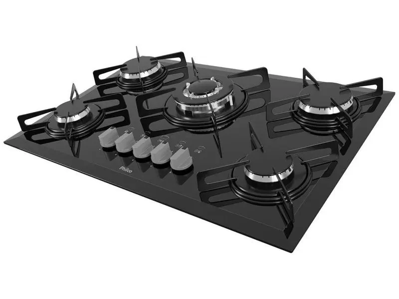 Cooktop 5 Bocas Philco Cook Chef 5 TC à Gás