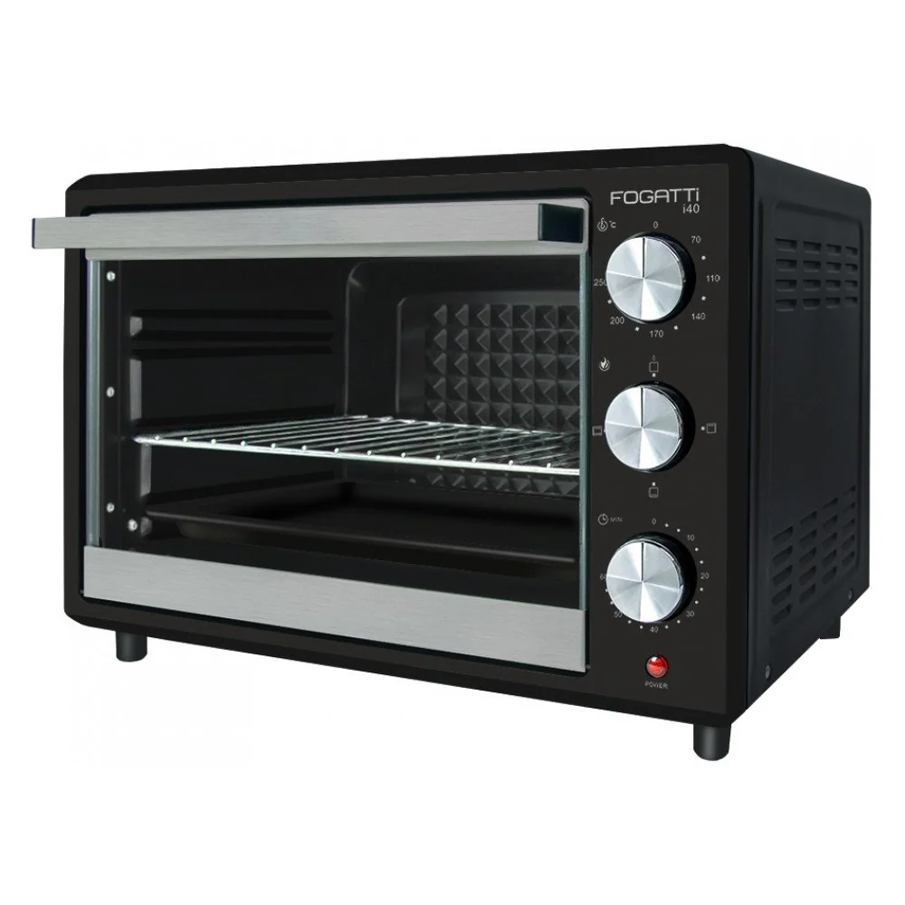 Forno Elétrico de Bancada 40 Litros Fogatti Black i40