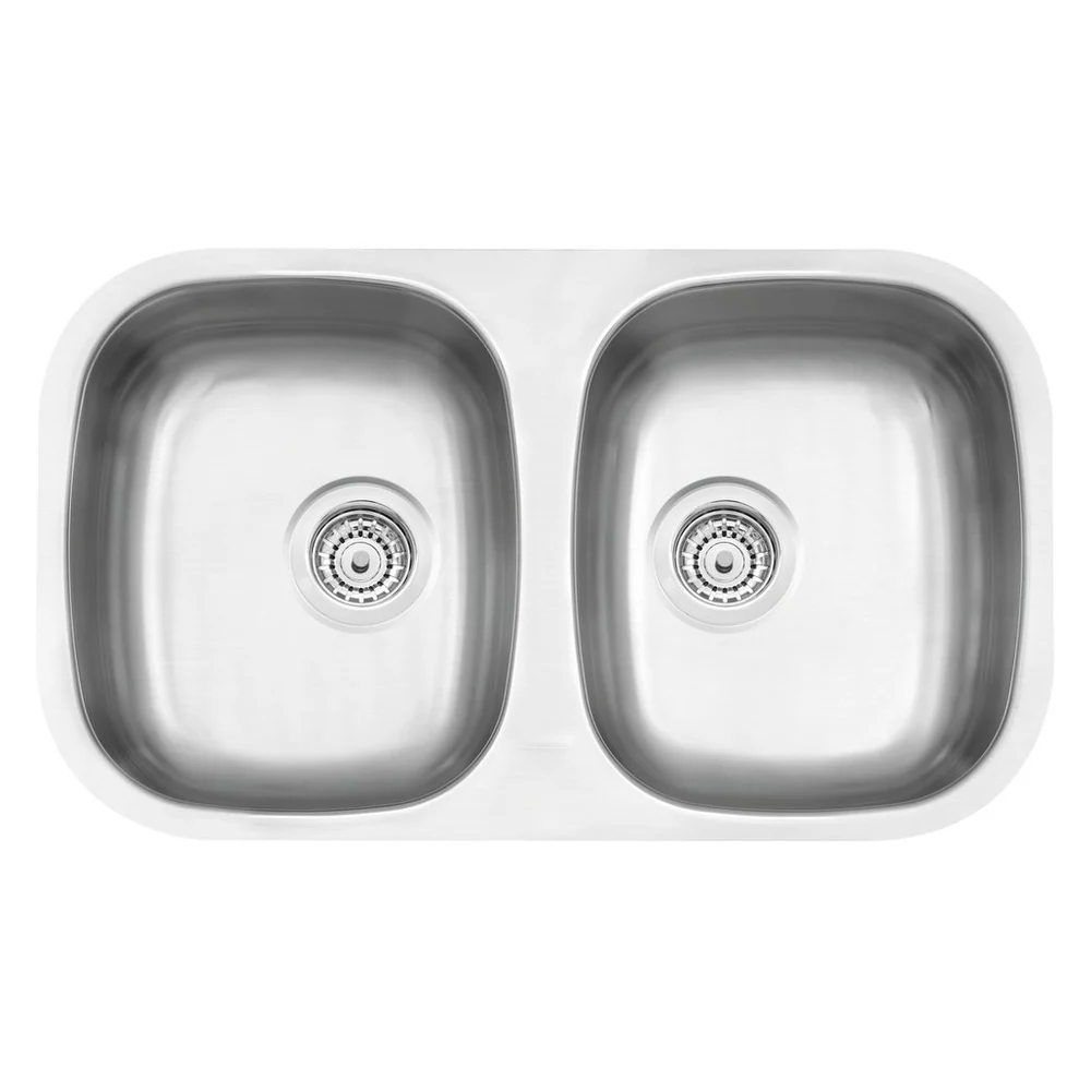 Cuba Tramontina Isis 2C 34 BL em Aço Inox Acetinado 72 x 40 cm Prime com Válvulas 94030103