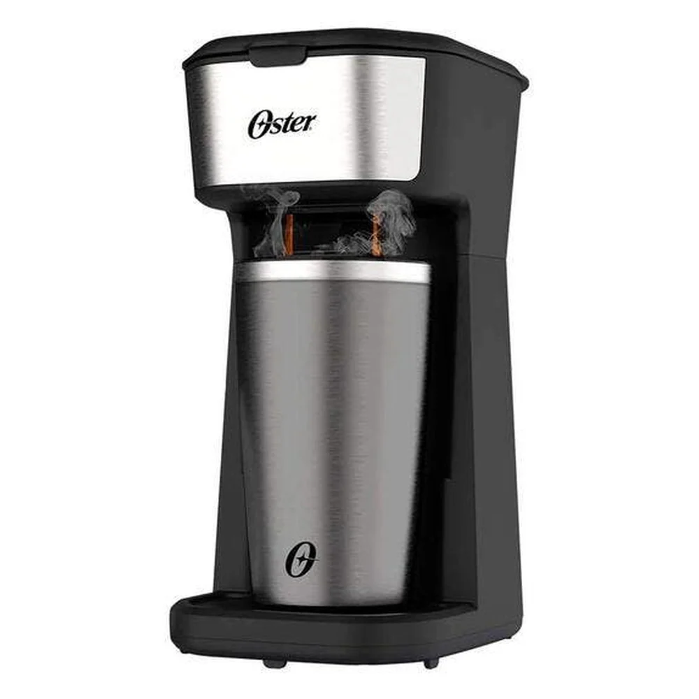 Cafeteira Oster 2day Inox 2 Em 1 Com Copo Térmico 110v