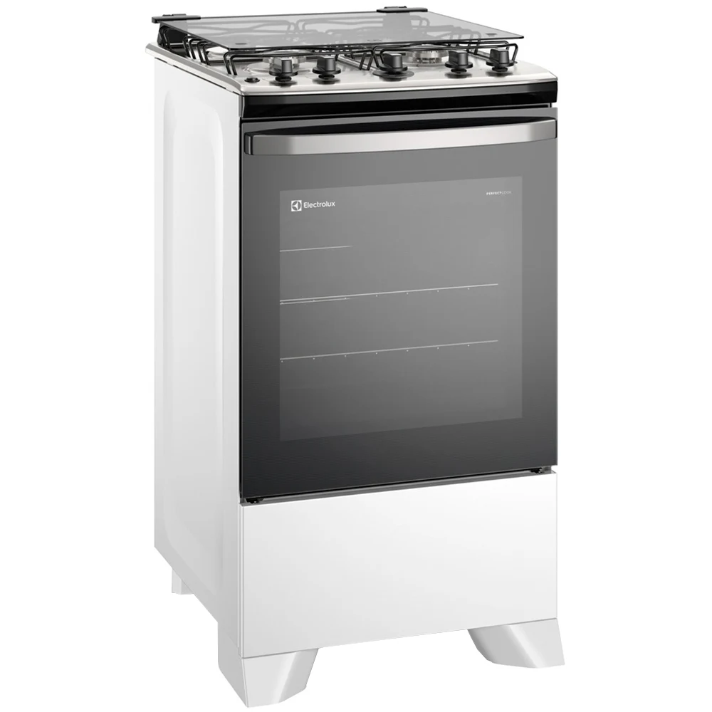 Fogão Electrolux Efficient FE4IB Automático Mesa Inox Forno 72,6L
